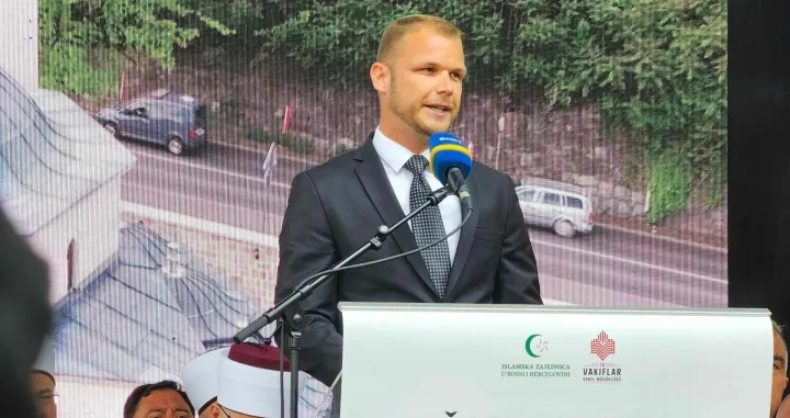 Draško Stanivuković, otvorenje džamije Arnaudija/Avaz/