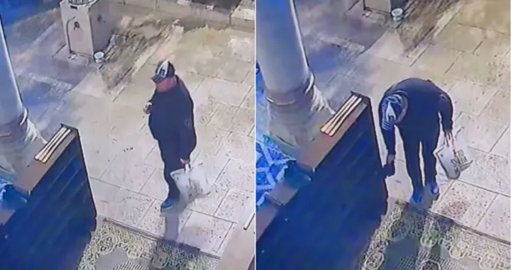 Nadzorne kamere su snimile krađu/Screenshot/Almir Sarenkapa