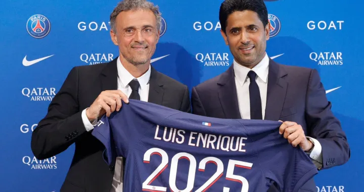 Nasser Al Khelaifi Luis Enrique