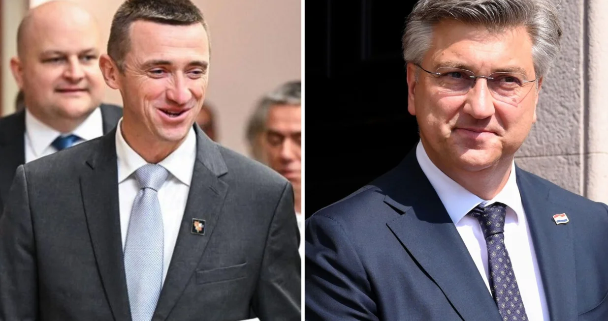 Ivan Penava i Andrej Plenković/