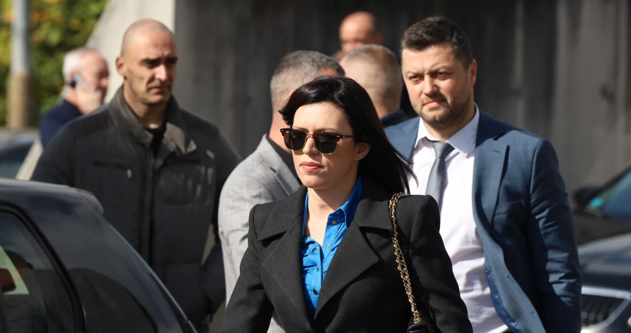 Podrška Miloradu Dodiku ispred Suda BiH/Senad Gubelić