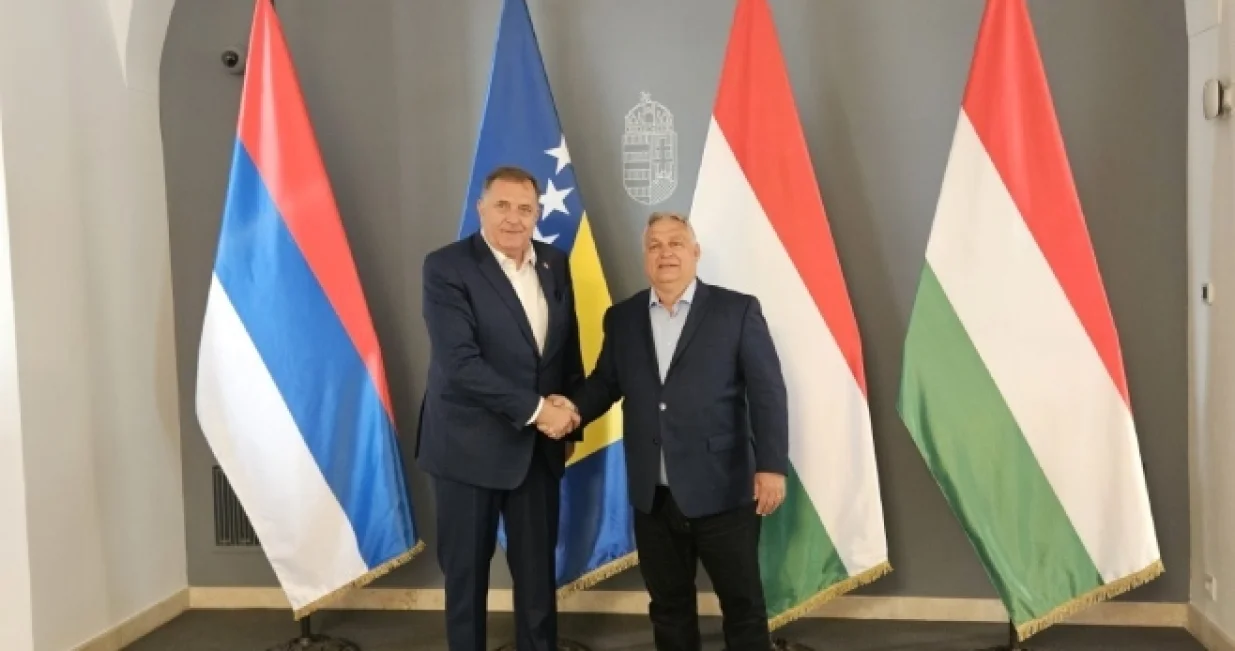 Milorad Dodik i Viktor Orban sastanak/RTRS/