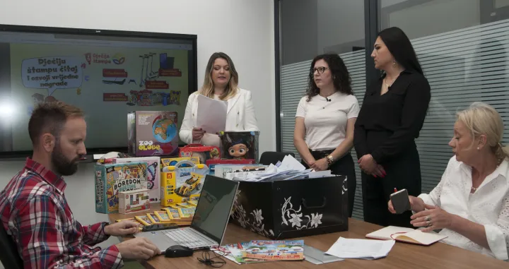 Izvlačenje nagrade Dječija štampa Vesela sveska/Damir Deljo