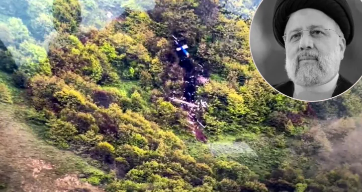 / mjesto pada helikoptera raisi/