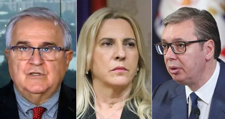 Ivica Puljić, željka Cbijanović i Aleksandar Vučić/