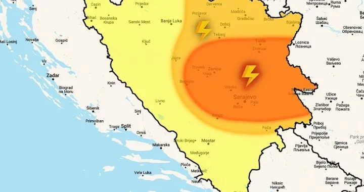 Nestabilno vrijeme &scaron;irom zemlje/Facebook/