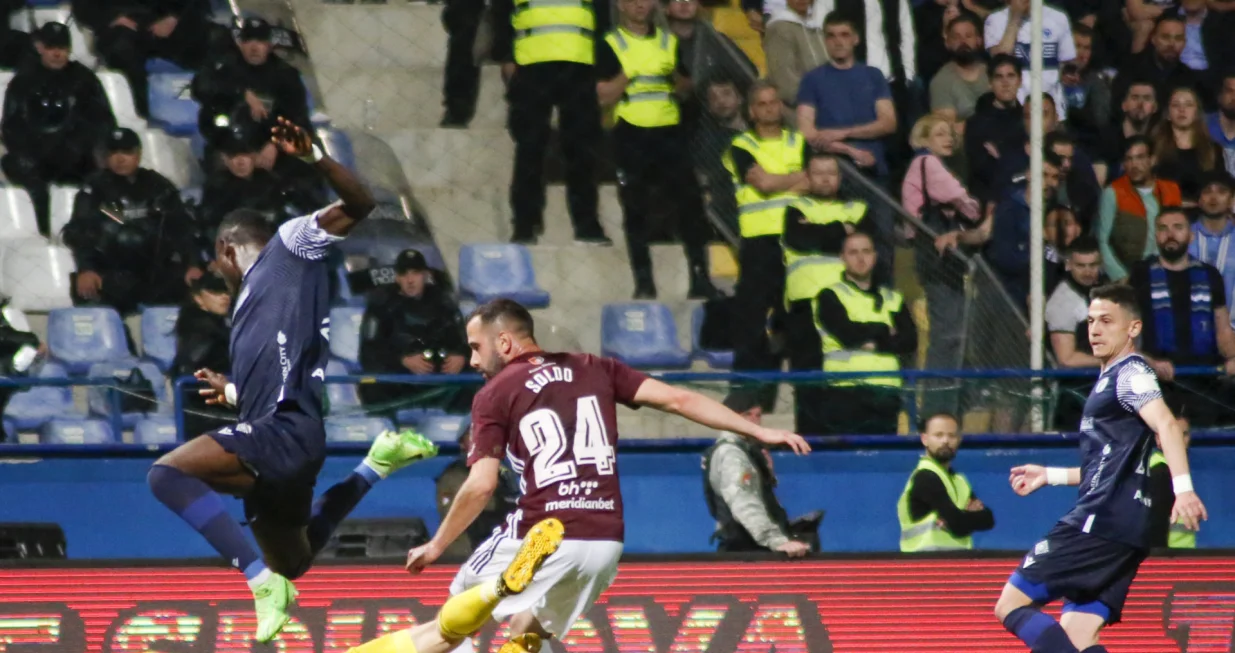 Akcija sa terena 152. derbija na Grbavici