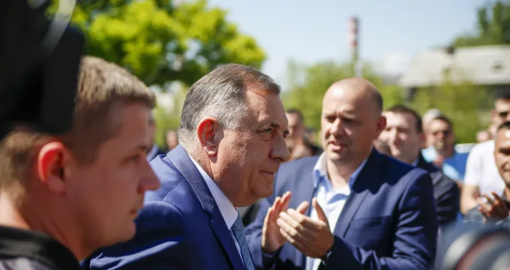 Dodik na ulazu u Sud BiH/Damir Deljo