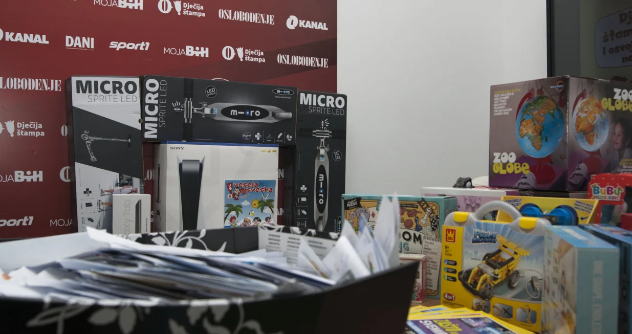 Izvlačenje nagrade Dječija štampa Vesela sveska/Damir Deljo