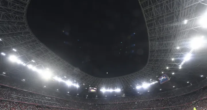 epa10008618 An overall view of the stadium during the UEFA Nations League soccer match Hungary vs. Germany in Puskas Arena in Budapest, Hungary, 11 June 2022. EPA/Tibor Illyes HUNGARY OUT