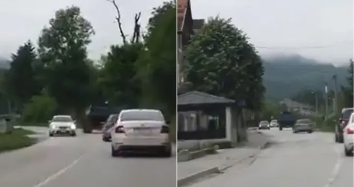 Samo su još policijski oklopnjaci nedostajali u Srebrenici/Screenshot/Almir Sarenkapa