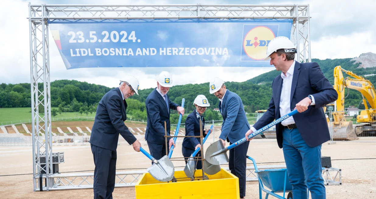 Lidl Bosna i Hercegovina svečano započeo izgradnju svog prvog logističko-distributivnog centra u Lepenici/