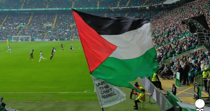 Navijači CelticaZastava Palestine
