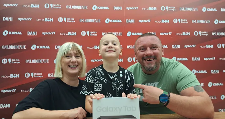 Arian Juričić je jedan od dobitnika nagrada u nagradnoj igri Dječije štampe/Ema Džananović