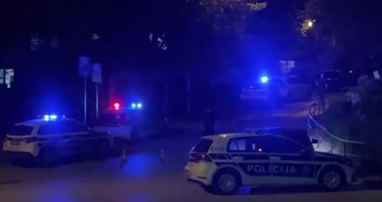 Policija na mjestu pucnjave/Crna Hronika/