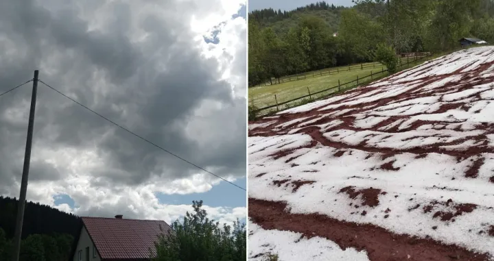 Prethodnih dana nije nedostajalo kiše, grad je uništio usjeve.../ Ilustracija/