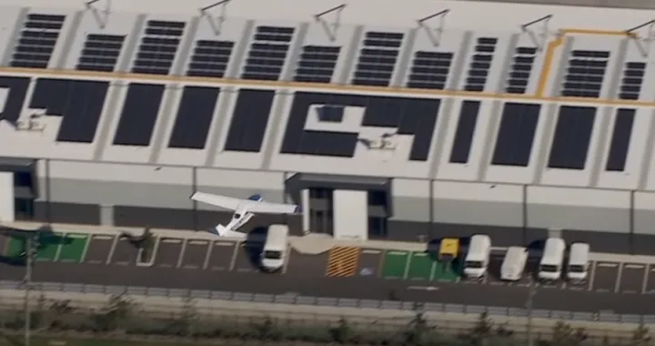 avion letjelica pad/