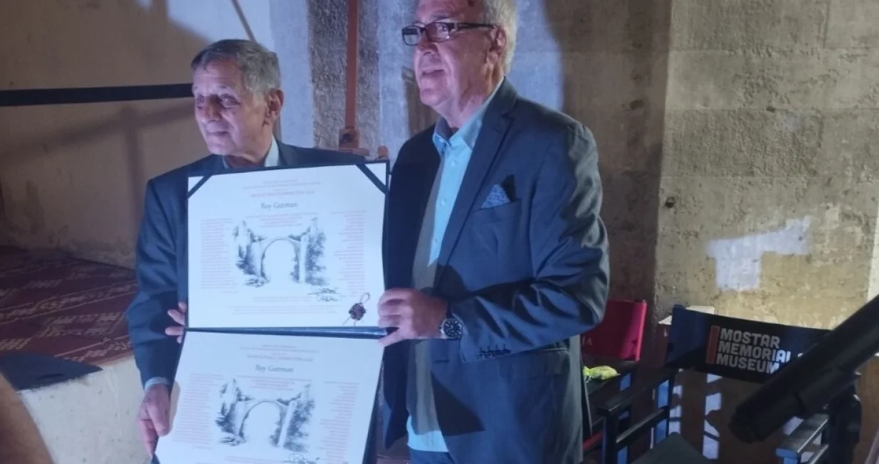 Gutma je dobio nagradu Mostar Peace Connection/Facebook/