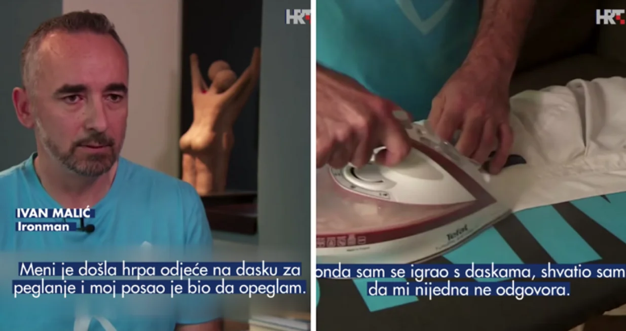 Screenshot: HRT mu&scaron;karac pegla peglanje/