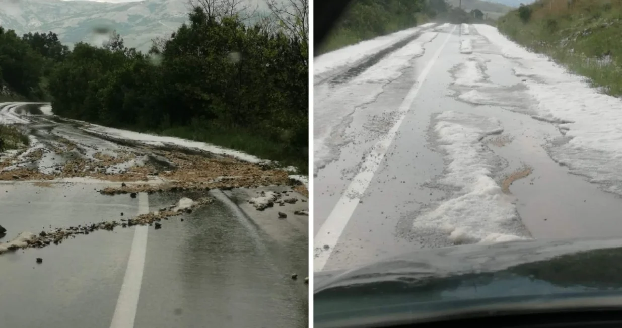 Stanje na cestama kod Tomislavgrada/ TomislavNews/