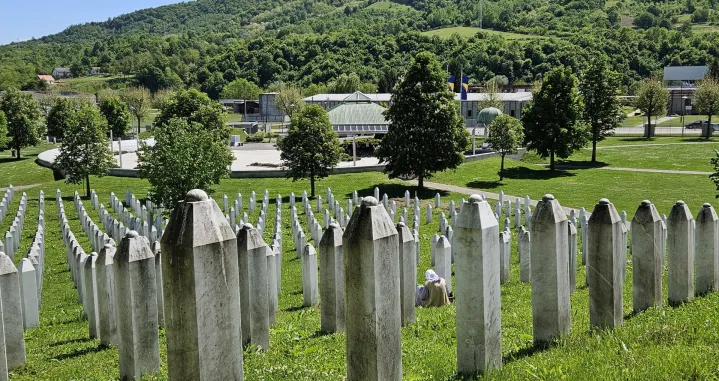 Potočari mezarje MC Srebrenica/Lejla Sofradžija