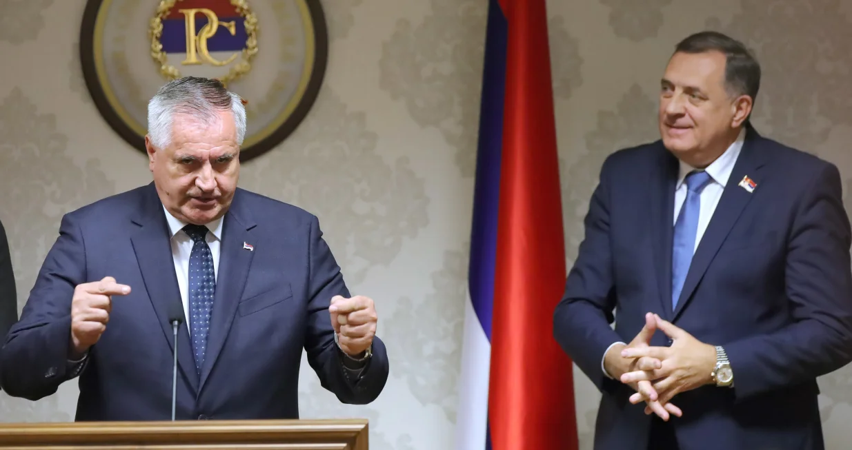 Radovan Višković i Milorad Dodik/Senad Gubelić