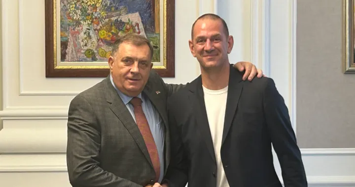 Milorad Dodik i Mladen Bojinović/X