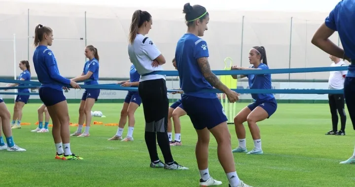 Ženska fudbalska reprezentacija BiH trening 