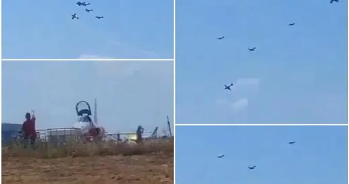 Sudar aviona u Portugalu/PrtSc/