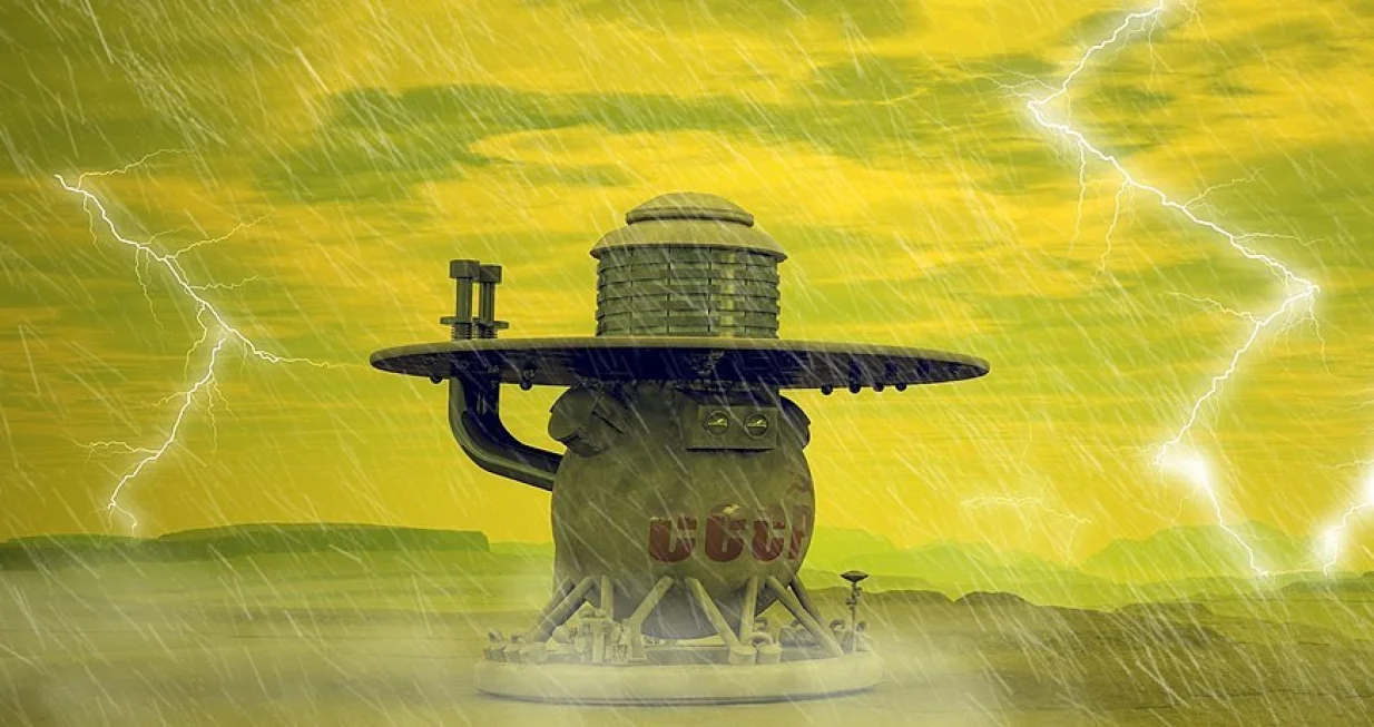 Sovjetska sonda na Veneri/ Ilustracija/