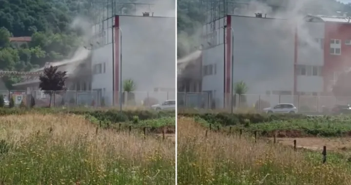 Izbio požar/Printscreen/Facebook/Kakanj-x.com/