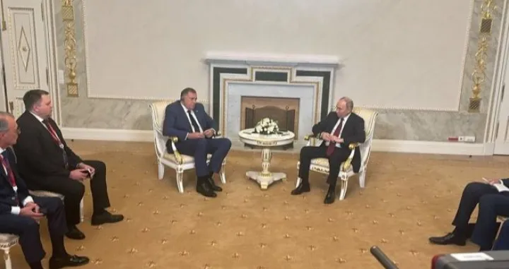 Sastanak Dodika i Putina/ RTRS/