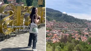 Oduševljena je Bosnom i Hercegovinom/ TikTok/