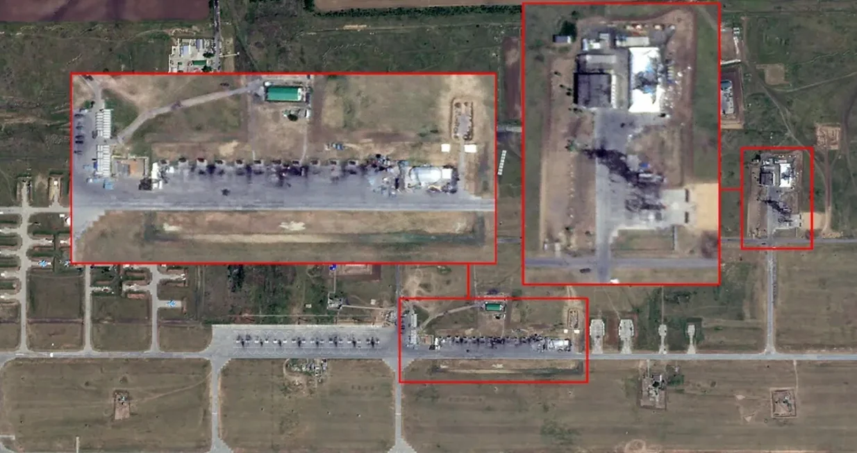 napad dronovima na aerodrom u rusiji/The War Zone/