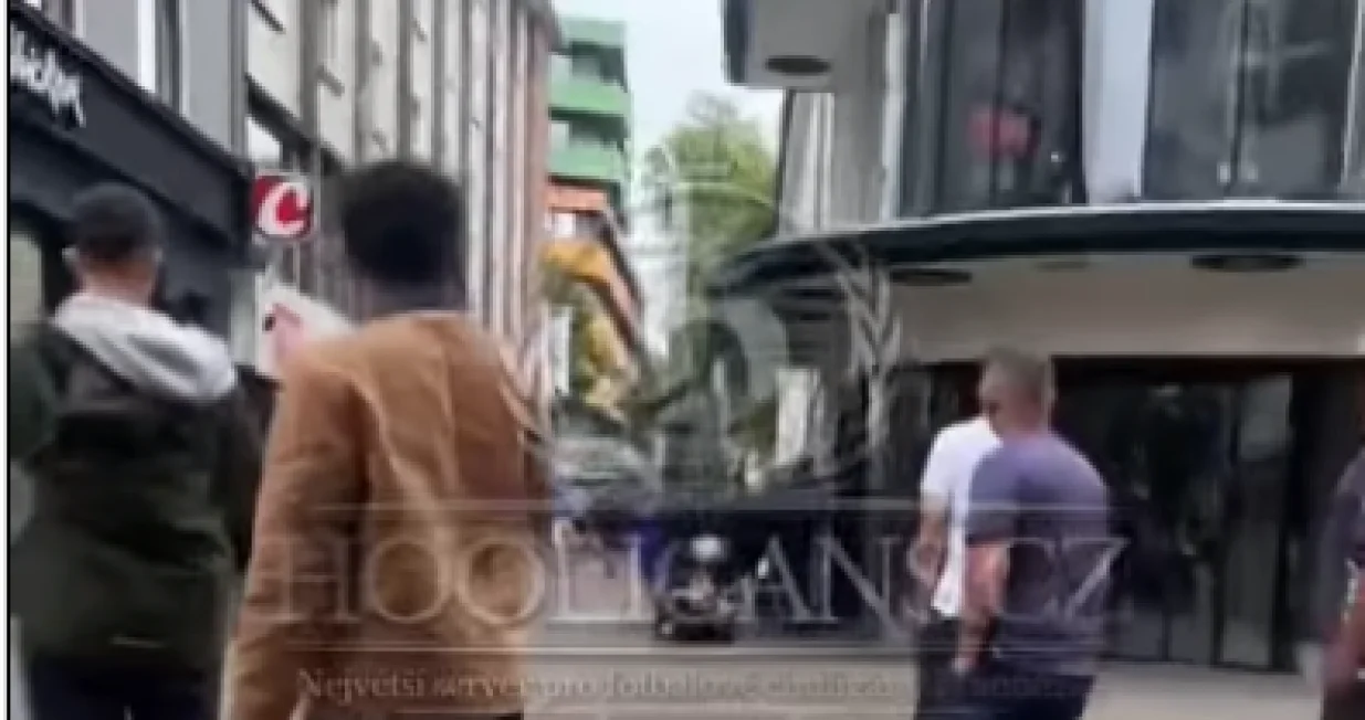 Tuča navijača u Gelsenkirchenu