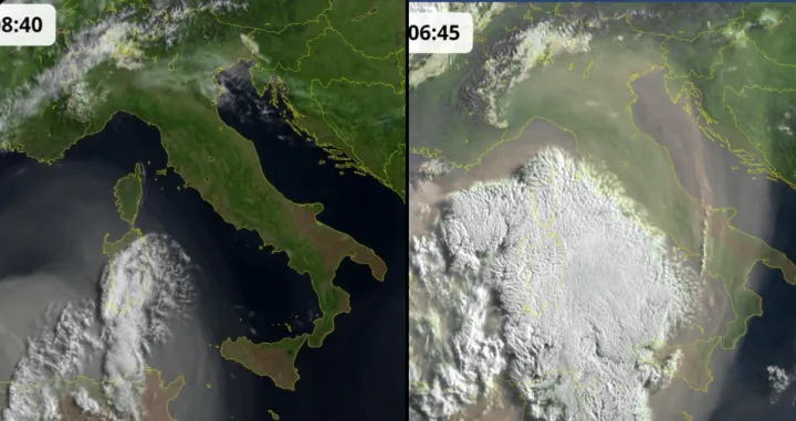 saharski pijesak satelitski snimak/