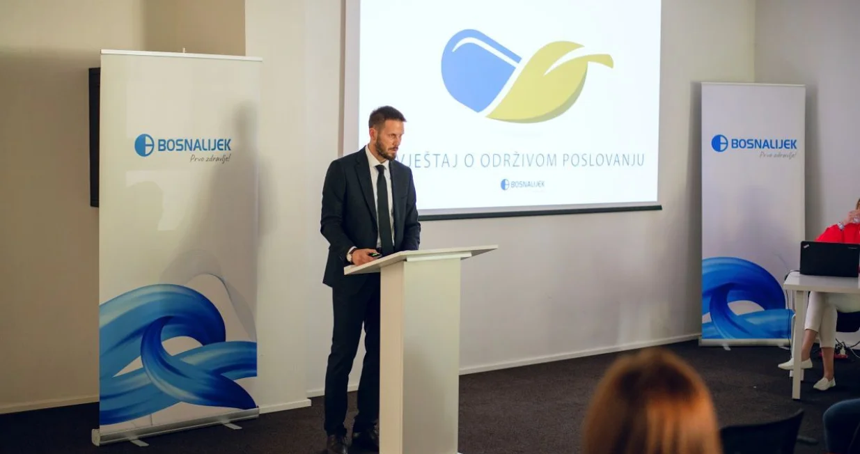 Bosnalijek prezentirao prvi Izvještaj o održivom poslovanju kompanije (ESG)/Bosnalijek