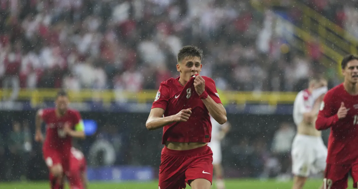 Arda GulerFudbalska utakmica grupe F Evropskog prvenstva u fudbalu 2024. izmeД'u Turske i Gruzije na stadionu BVB Dortmund u Dortmundu (Emin Sansar - Anadolu Agency)