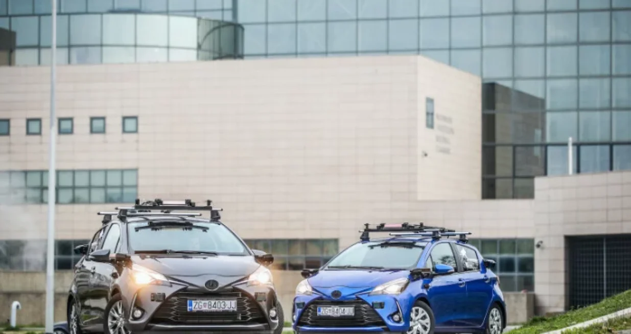 Automobili za prikupljanje podataka po Zagrebu (Foto: Project 3 Mobility)/