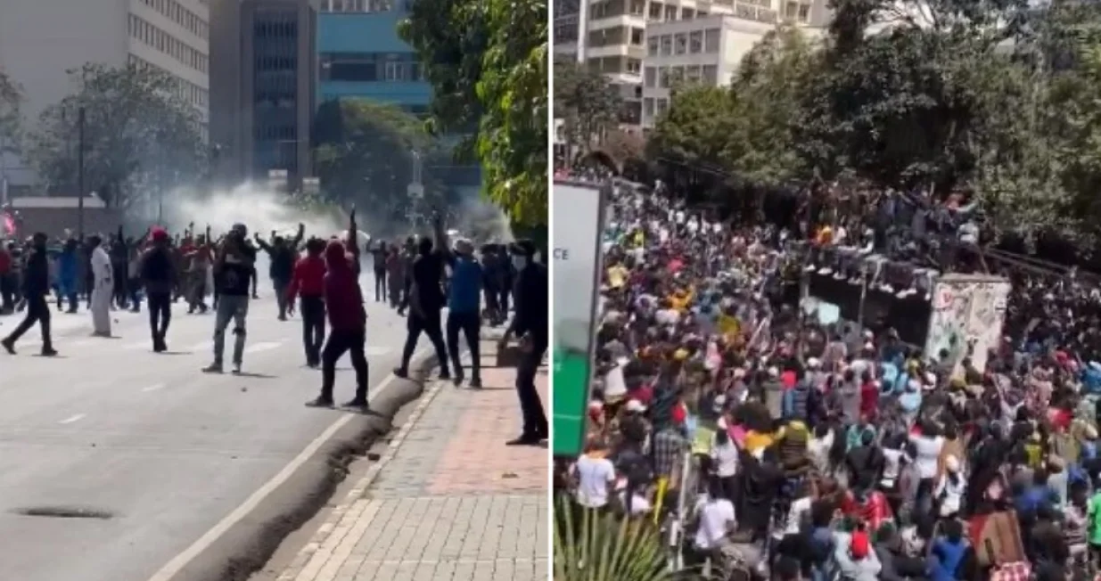 Haos na ulicama/Printscreen/X.com/