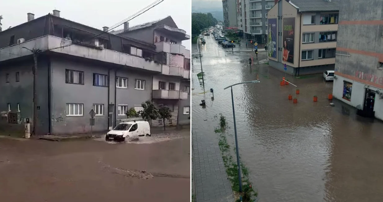 Potop u Doboju/ Facebook/