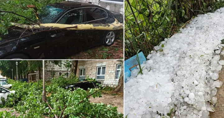 Trebinje jutros i Kozarska Dubica jučer kasno poslijepodne/Facebook/