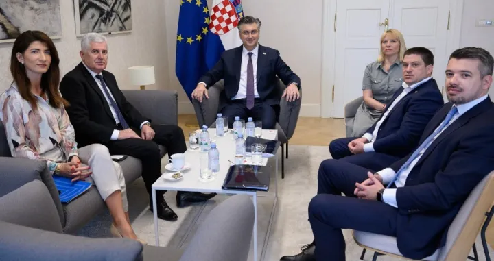 Andrej Plenković i Dragan Čović/