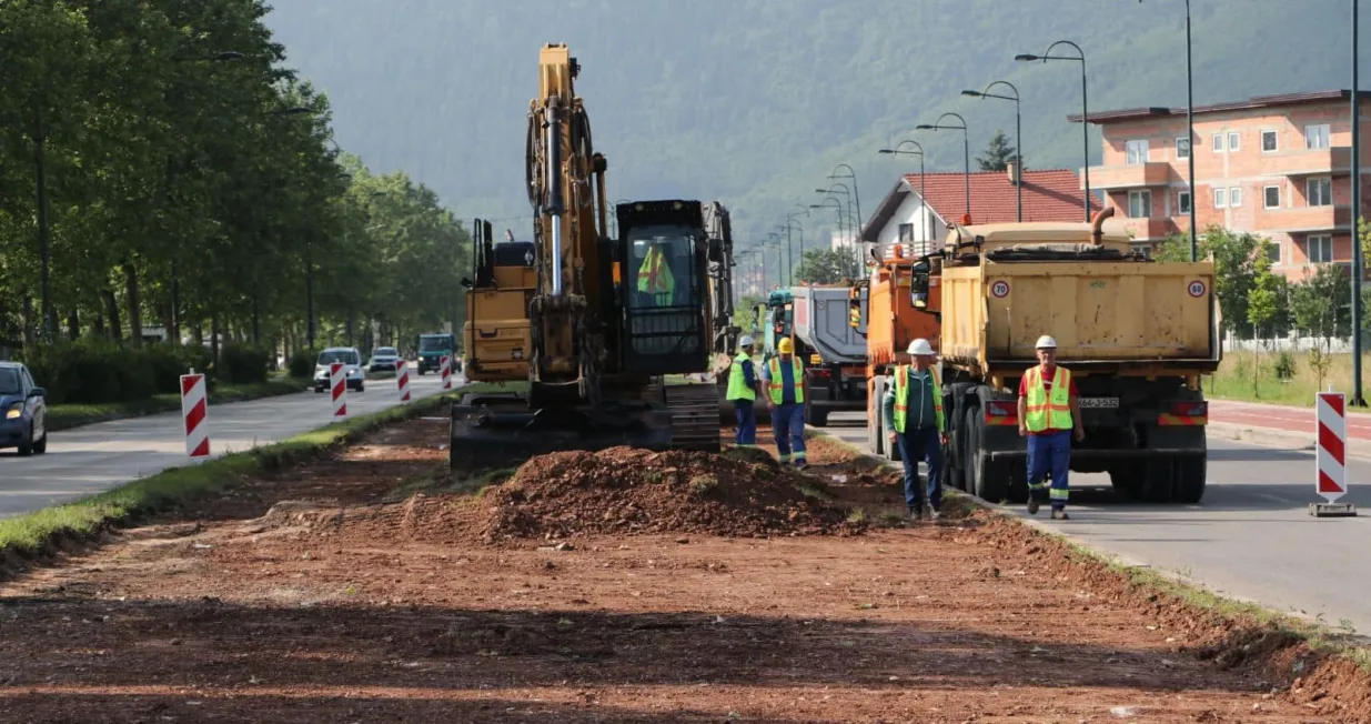 Gradilište tramvajske pruge Ilidža - Hrasnica/Facebook/