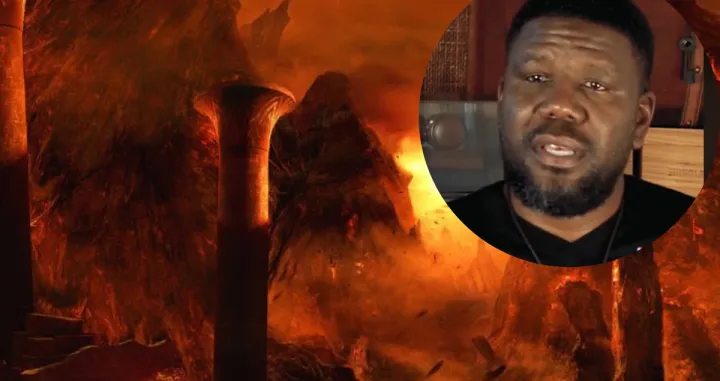 Svećenik, pakao/Ilustracija/