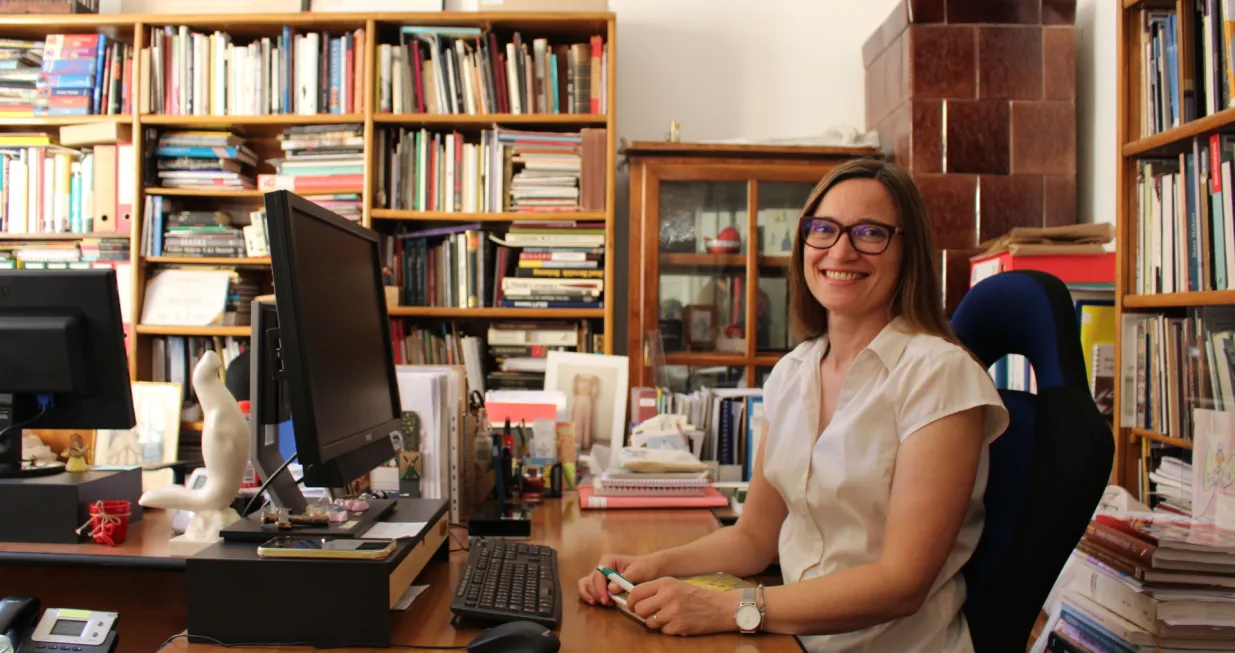 Andreja Simičić, voditeljica Odjela umjetničkog obrta Muzeja Slavonije/