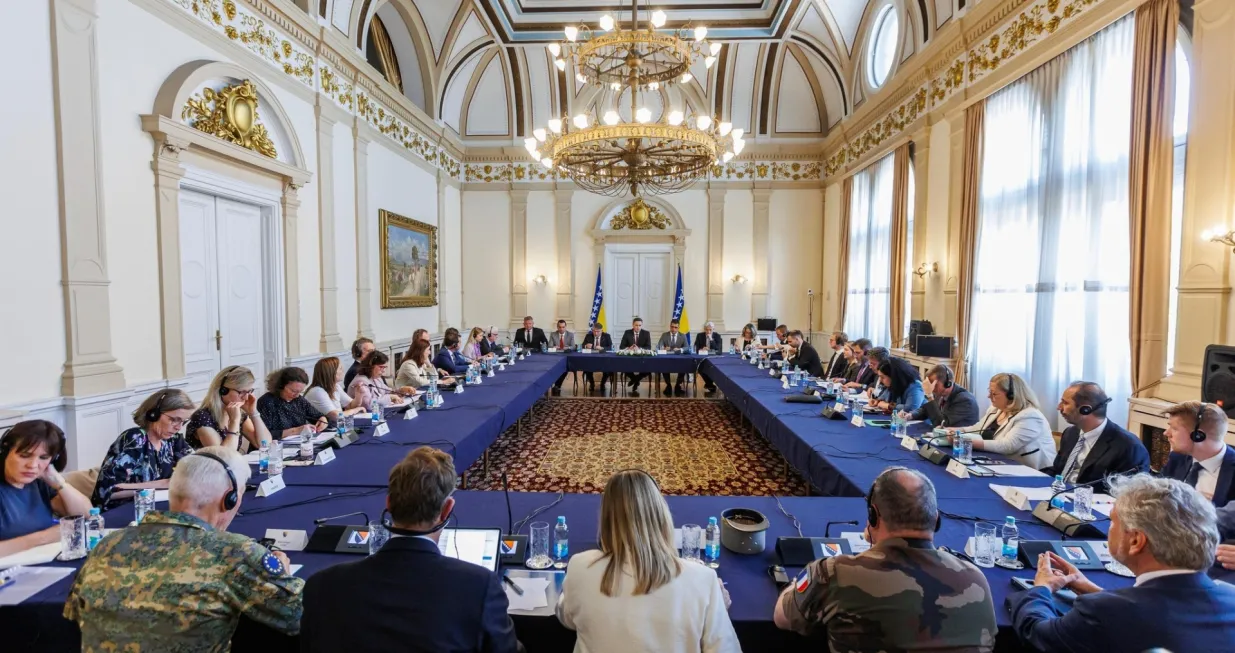 Denis Bećirović, sastanak, Politički odbor EU/