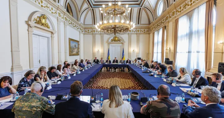 Denis Bećirović, sastanak, Politički odbor EU/