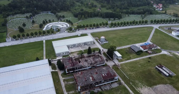 MC srebrenica potočari iz zraka/Anadolija/