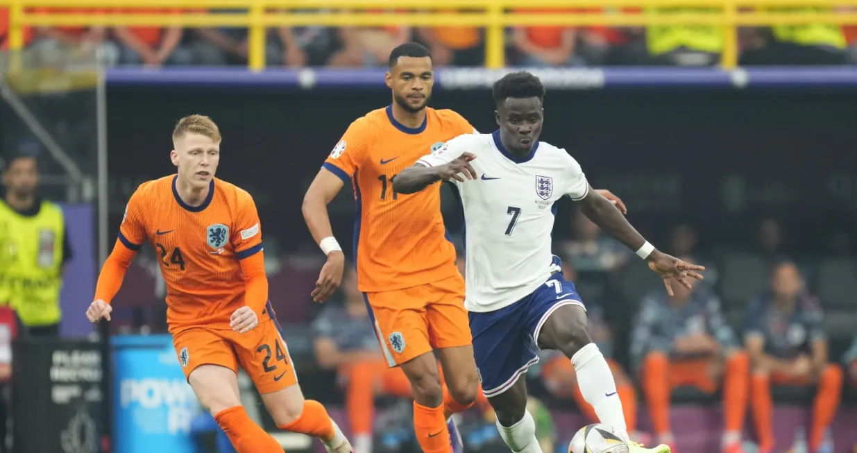 Polufinalna utakmica UEFA EURO 2024. izmeД'u Holandije i Engleske na BVB Stadion Dortmund. (Jose Breton - Anadolu Agency)